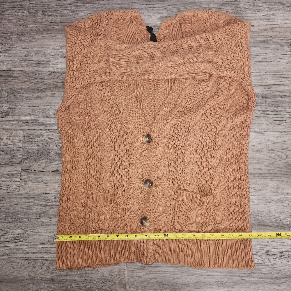 Womens Agnes + Dora Caramel Long sleeve Cardigan | Medium - Picture 8 of 8